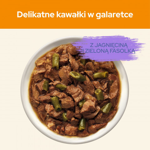 PURINA Cat Chow Jagnięcina, zielona fasolka - mokra karma dla kota - 10x85 g - Galeria zdjęcie 6