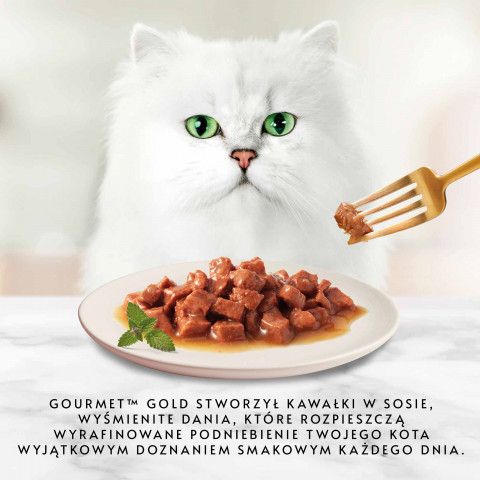 Gourmet Gold MIX SMAKÓW MIĘSNYCH - mokra karma dla kota - 24x85 g - Galeria zdjęcie 11