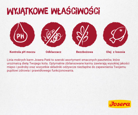 JOSERA Pate gulasz kurczak z wołowiną - mokra karma dla kota - 85 g - Galeria zdjęcie 3