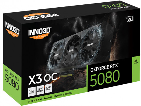 Karta graficzna INNO3D GeForce RTX 5080 X3 OC (N50803-16D7X-17603930) - Galeria zdjęcie 2