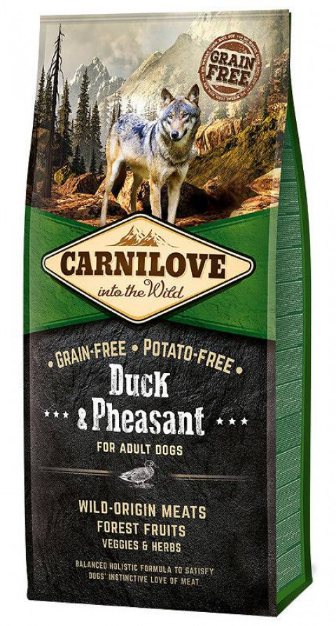CARNILOVE Adult Duck & Pheasant - sucha karma dla psa - 12kg - Galeria zdjęcie 1