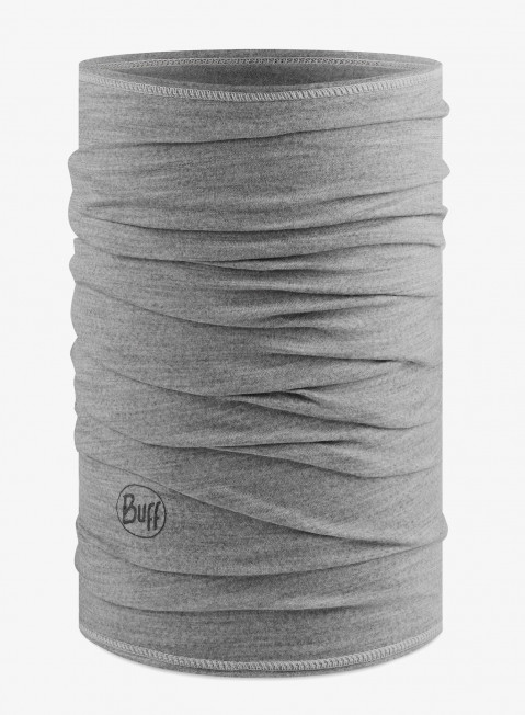 Bandana BUFF MERINO LIGHTWEIGHT SOLID LIGHTGREY - Galeria zdjęcie 1