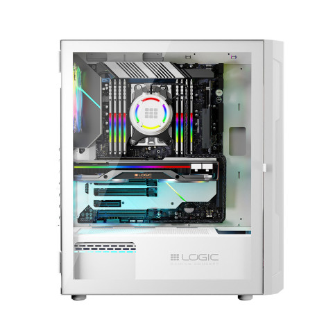 LOGIC OBUDOWA ARAMIS ARGB MIDI USB 3.0 WHITE - Galeria zdjęcie 11