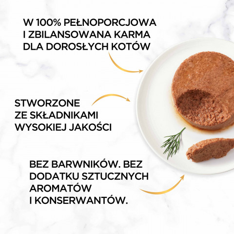 GOURMET GOLD Mus z tuńczykiem - mokra karma dla kota - puszka - 12x85g - Galeria zdjęcie 6