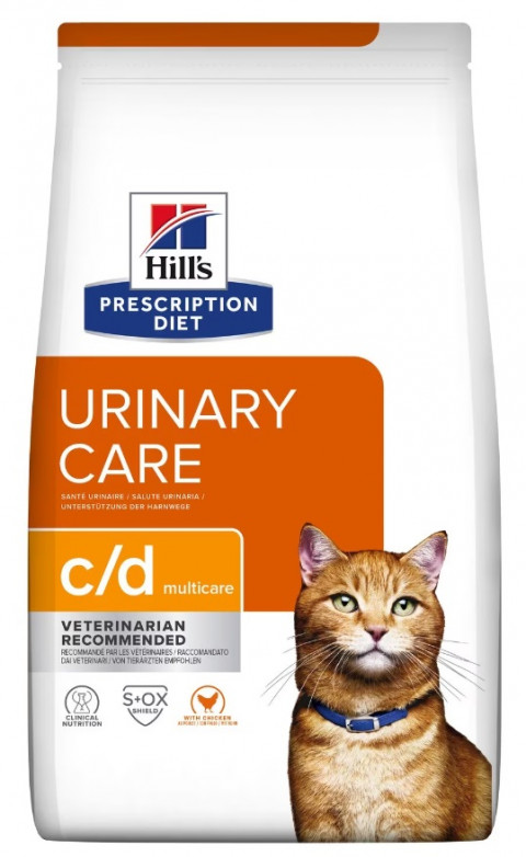 HILL'S Prescription Diet C/­D Urinary Care - sucha karma dla kota - 1,5 kg - Galeria zdjęcie 1