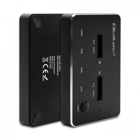 QOLTEC STACJA DOKUJĄCA DYSKÓW 2X SSD M.2 SATA - Galeria zdjęcie 5