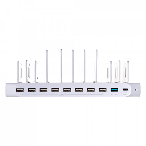 UNITEK STACJA ŁADUJĄCA 10X USB, 160W, Y-2190 - Galeria zdjęcie 6