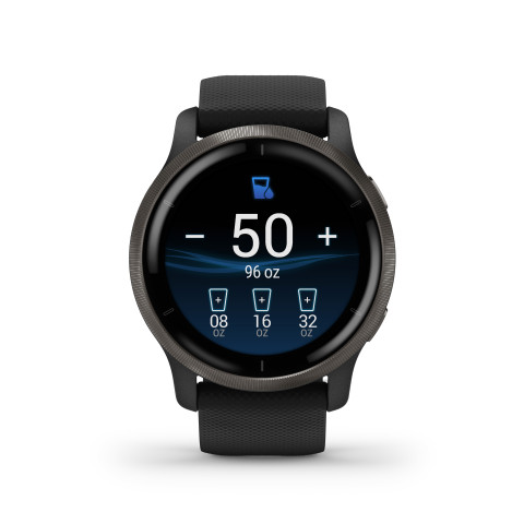 Zegarek Garmin Venu 2 (45 mm) Slate Stainless Steel Bezel / Black Case / Silicone Band - Galeria zdjęcie 25