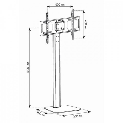 TECHLY STOJAK PODŁOGOWY TV LED/LCD 32-70 CALI 50KG - Galeria zdjęcie 3