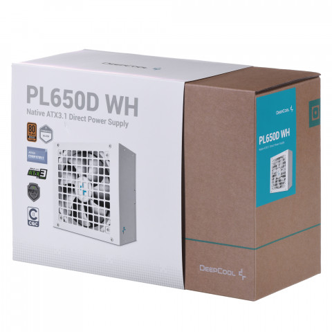 Zasilacz Deepcool PL650D WH  650W Bronze white - Galeria zdjęcie 7