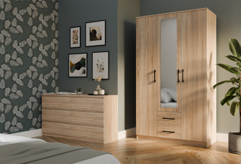 SZAFA ROMANA 120X205 SONOMA Z LUSTREM - Galeria zdjęcie 5
