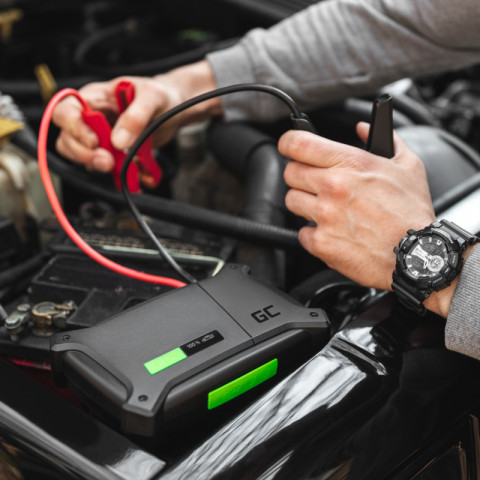 GREEN CELL CAR JUMP STARTER POWERBOOST 16AH 2000A - Galeria zdjęcie 2