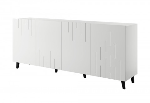 Komoda BARI 200x42x82 biały mat - Galeria zdjęcie 1