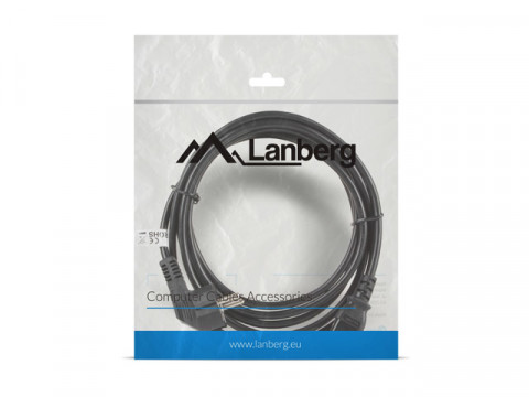 Lanberg kabel zasilający vde cee 7/7 -> c13 5m ca-c13c-11cc-0050-bk - Galeria zdjęcie 4