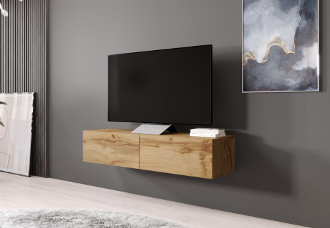 Szafka RTV VIGO '140' 30/140/40 dąb wotan - Galeria zdjęcie 3