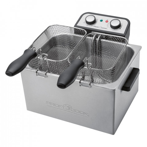Frytkownica Profi Cook PC-FR 1038 (4l 3000W srebrna) - Galeria zdjęcie 3