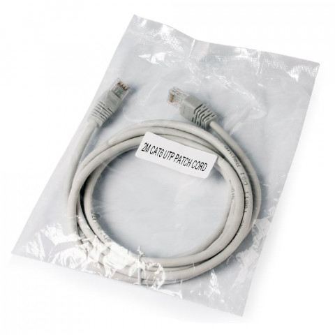 Patchcord UTP Gembird ( RJ45 - RJ45 kat.6 2m szary ) - Galeria zdjęcie 5