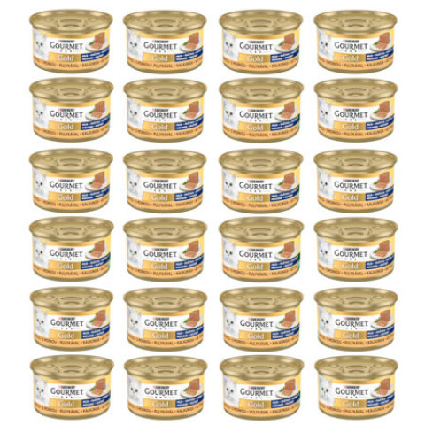 Gourmet Gold Savoury Cake mus z indyka - mokra karma dla kota - 24x85 g - Galeria zdjęcie 1