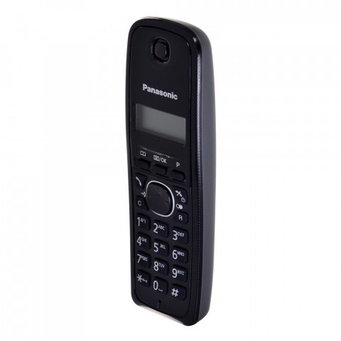 Telefon bezprzewodowy Panasonic KX-TG 1611 PDH Czarny - Galeria zdjęcie 4