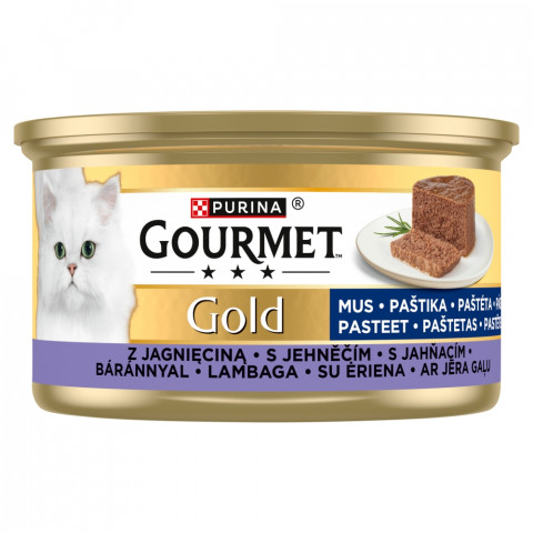 PURINA Gourmet Gold Mus z jagnięciną - mokra karma dla kota - 85g - Galeria zdjęcie 1