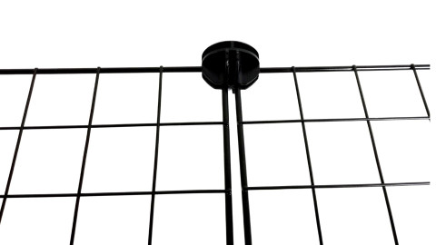 C&C Klatka modułowa piętrowa dla świnki morskiej, królika, jeża 145 x 75 cm szara - Galeria zdjęcie 12
