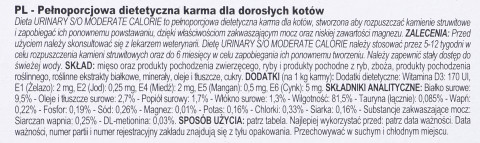 ROYAL CANIN Urinary S/O Moderate Calorie - mokra karma dla kota - 12 x 85g - Galeria zdjęcie 4