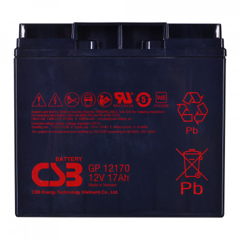 Akumulator CSB GP12170B1 17Ah/12V - Galeria zdjęcie 2