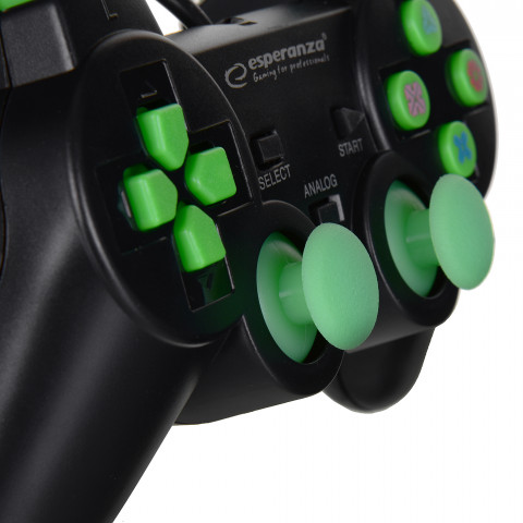 ESPERANZA GAMEPAD PC/PS3 USB ZIELONY TROOPER - Galeria zdjęcie 3