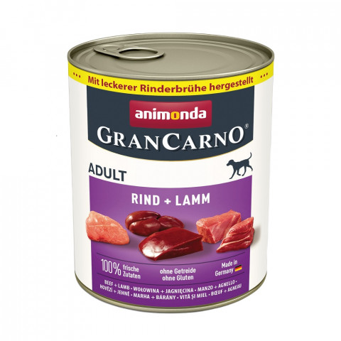 ANIMONDA Grancarno Adult wołowina i jagnięcina - mokra karma dla psa - 800 g - Galeria zdjęcie 1