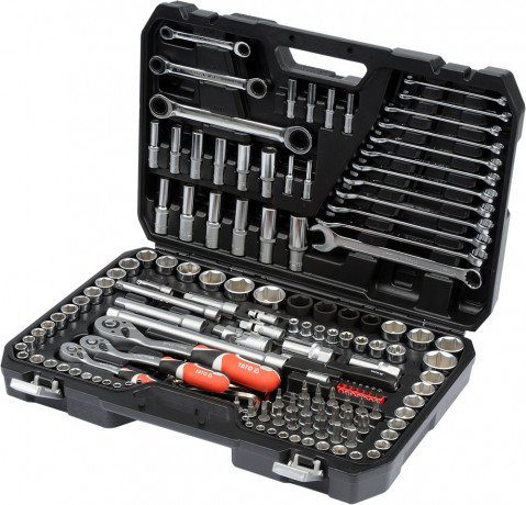 Zestaw kluczy XXL YATO 150szt. 1/4"-3/8"-1/2" 38811 - Galeria zdjęcie 3