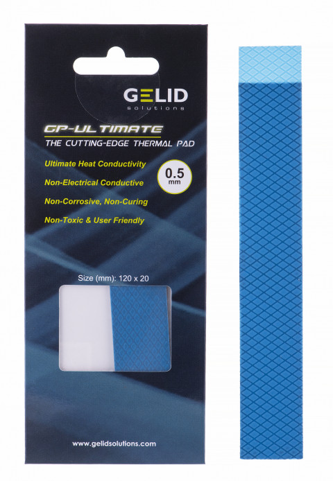 Termopady Gelid Ultimate 120x20x0.5mm TP-GP04-R-A - Galeria zdjęcie 1