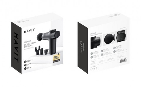 Masażer ręczny pistoletowy Havit MG1508 - Galeria zdjęcie 5