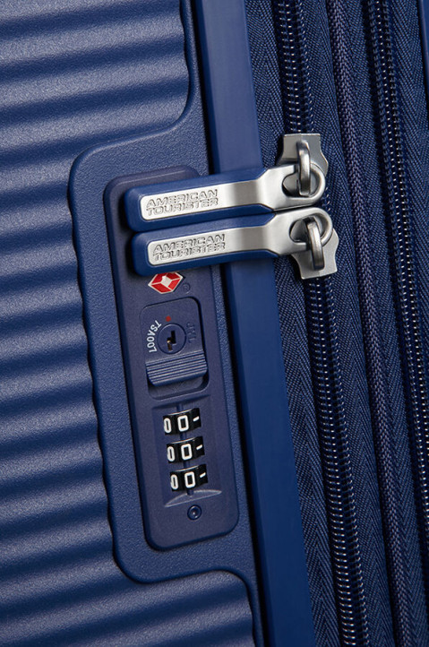 Walizka duża American Tourister Soundbox - midnight navy - Galeria zdjęcie 5