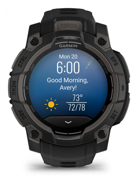 Smartwatch GARMIN Instinct 3 45mm Black - Galeria zdjęcie 10