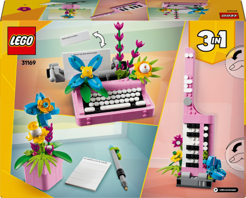 LEGO CREATOR 3w1 31169 Maszyna do pisania z kwiatami - Galeria zdjęcie 1
