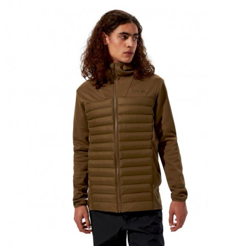 Kurtka hybrydowa męska Berghaus Vaskye Hooded Hybrid Jacket roz. L brązowa - Galeria zdjęcie 3