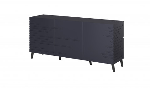 Komoda NOVA 155x40x72 granat mat - Galeria zdjęcie 1