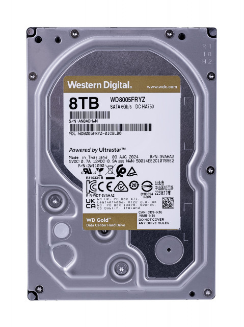 Dysk twardy HDD WD Gold 8TB 3,5" SATA WD8005FRYZ - Galeria zdjęcie 1