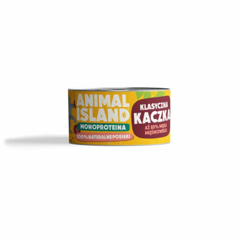 ANIMAL ISLAND Monoproteina Kaczka - mokra karma dla kota - 100g - Galeria zdjęcie 1