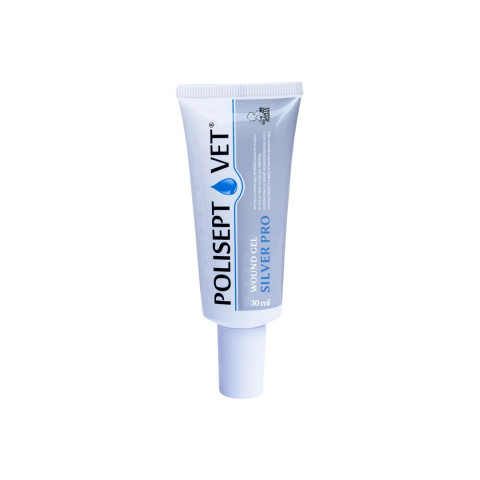 JM SANTE Polisept Vet Wound gel Silver Pro - żelowy opatrunek dla psa i kota - 30 ml - Galeria zdjęcie 2