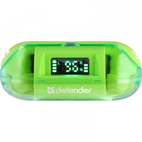 DEFENDER SŁUCHAWKI BLUETOOTH TWINS 916 ZIELONE - Galeria zdjęcie 10