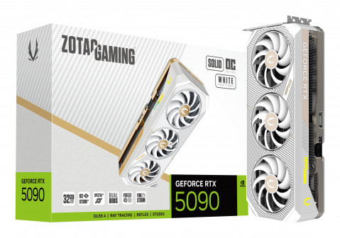 Karta graficzna ZOTAC GAMING GeForce RTX 5090 32GB SOLID OC WHITE (ZT-B50900Q-10P) - Galeria zdjęcie 8