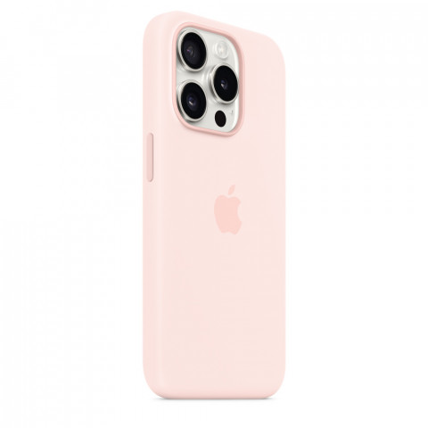 Apple iPhone 15 Pro Silicone Case with MagSafe - Light Pink - Galeria zdjęcie 5