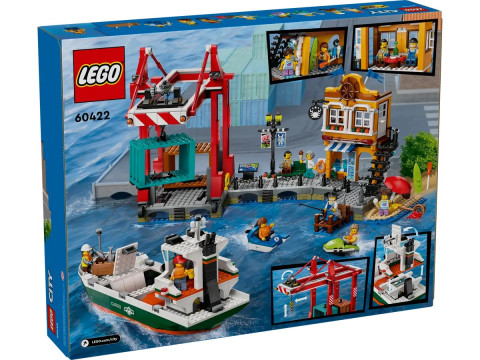 LEGO City 60422 Nadmorski port ze statkiem towarowym - Galeria zdjęcie 2