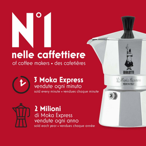 Zaparzacz Bialetti Moka Express 2tz - Galeria zdjęcie 3