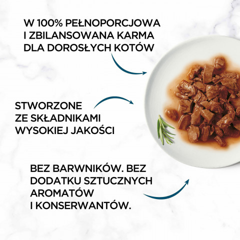 Purina Gourmet Perle fileciki w sosie Mix Smaków - mokra karma dla kota - 120x85g (2x(60x85g)) - Galeria zdjęcie 6