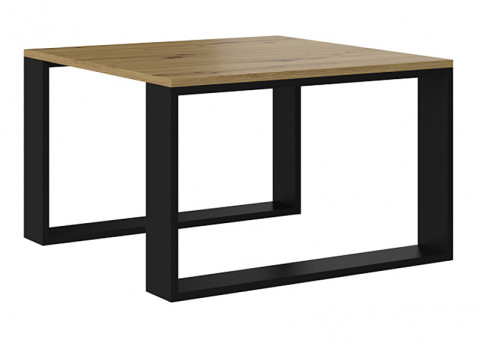 Stolik MODERN MINI 67x67xH40 artisan/czarny - Galeria zdjęcie 1