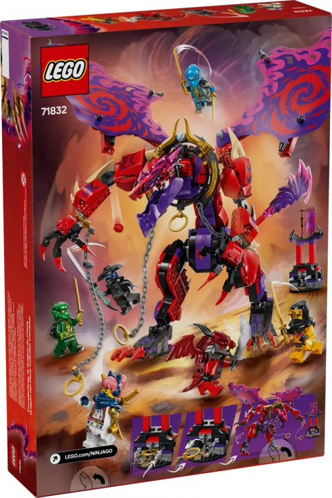 LEGO NINJAGO 71832 Smok chaosu Kiełogrzmot - Galeria zdjęcie 2