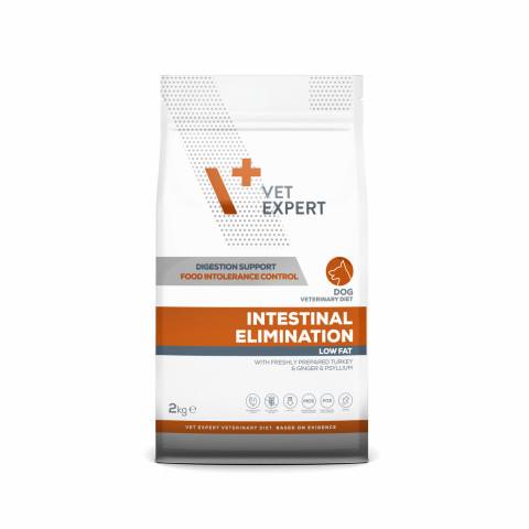 VET EXPERT Veterinary Diet Intestinal Elimination Dog - sucha karma dla psa - 2kg - Galeria zdjęcie 2