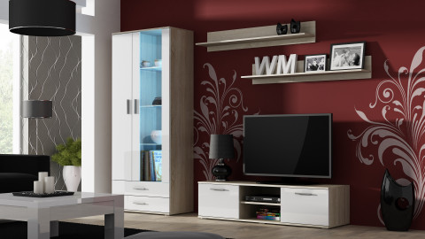 Półka 125cm (2szt) SOHO dąb sonoma mat - Galeria zdjęcie 10